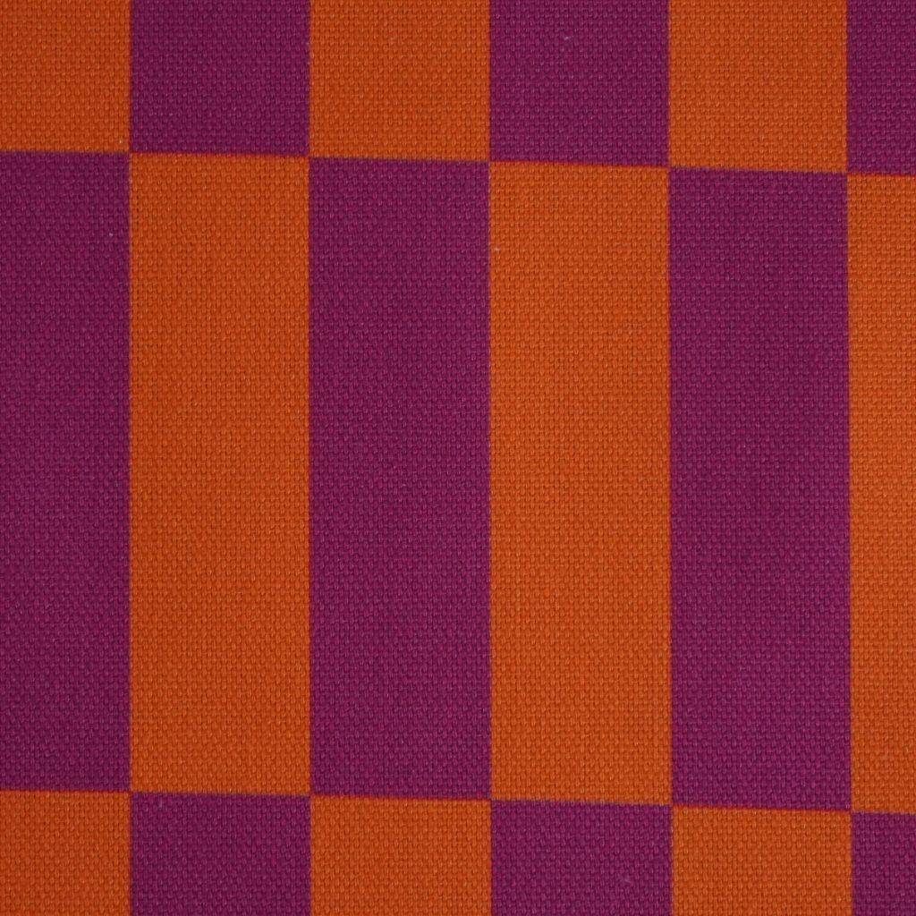 Preview: Baumwoll-Canvas Blocks orange violett